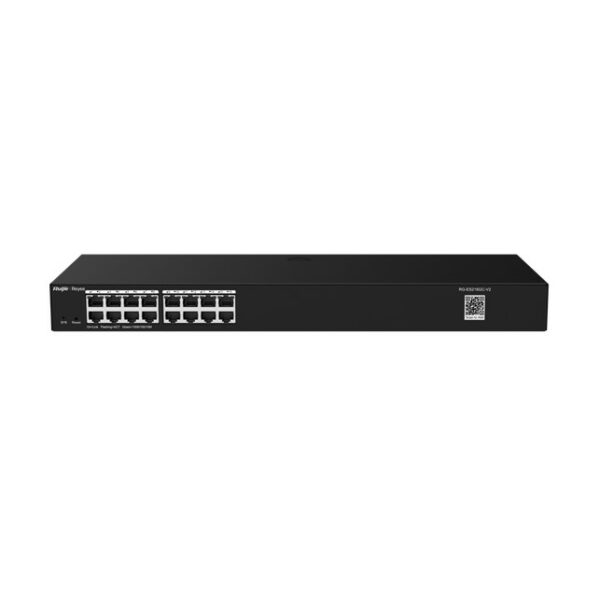 Reyee RG-ES216GC-V2, 16-Port Gigabit Smart Cloud Managed Non-PoE Switch